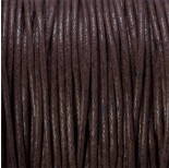 Zdjęcie - Sznurek bawełniany woskowany brązowy 1,5mm